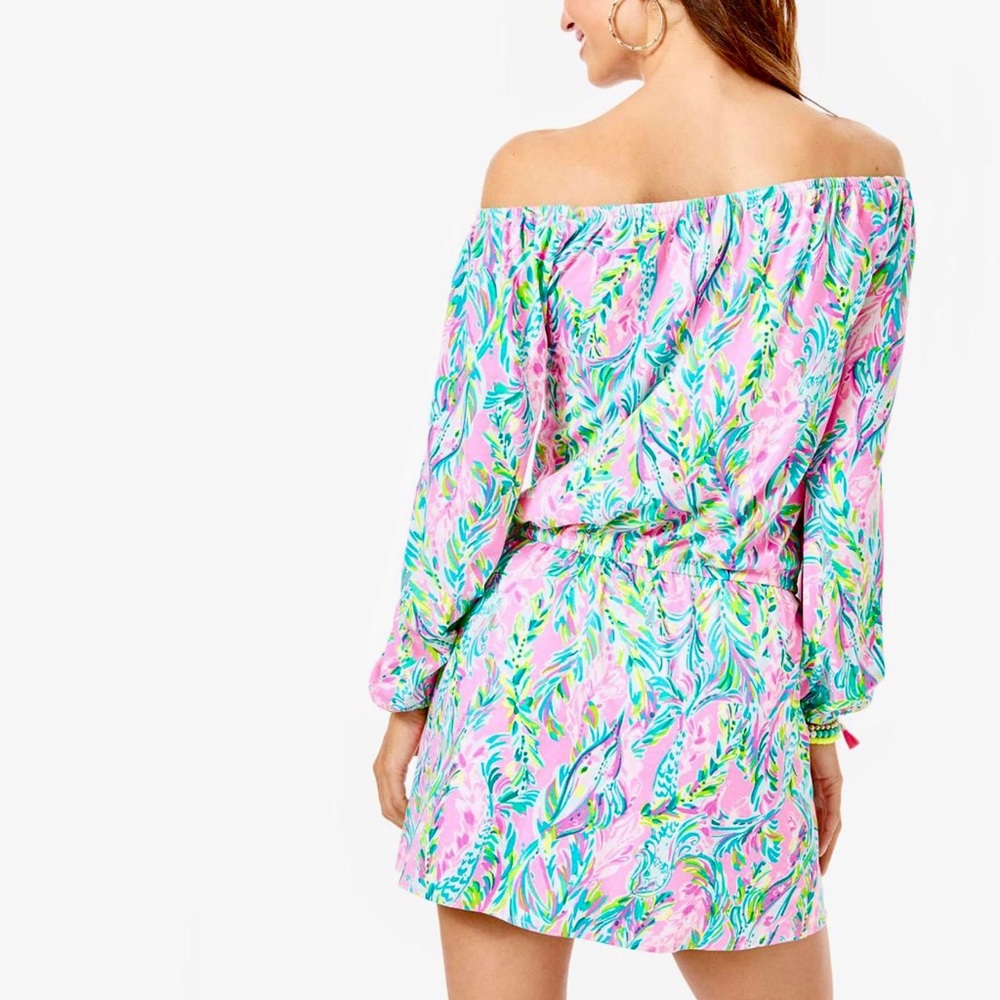 Lilly Pulitzer | NWOT ✨ "Unicorn of the Sea" Lana Skort Romper 🐚 - Picture 4 of 7